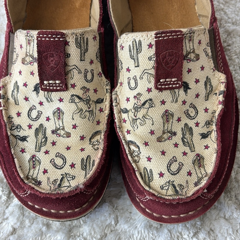 Ariat Cactus Cowboy Suede Cruiser - Picture 7 of 13